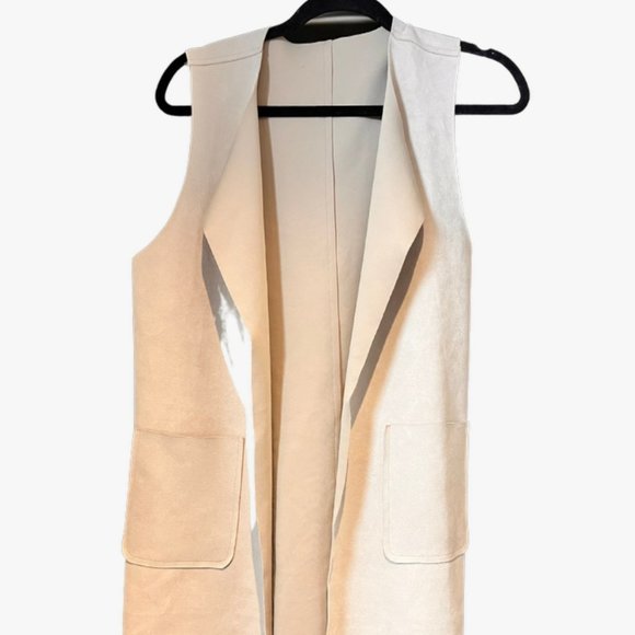 Stetchy Velvet Armless Cardigan - Korea - Picture 1 of 2